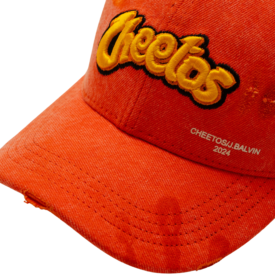 J Balvin Shop | J BALVIN X CHEETOS CAP BLACK ORANGE