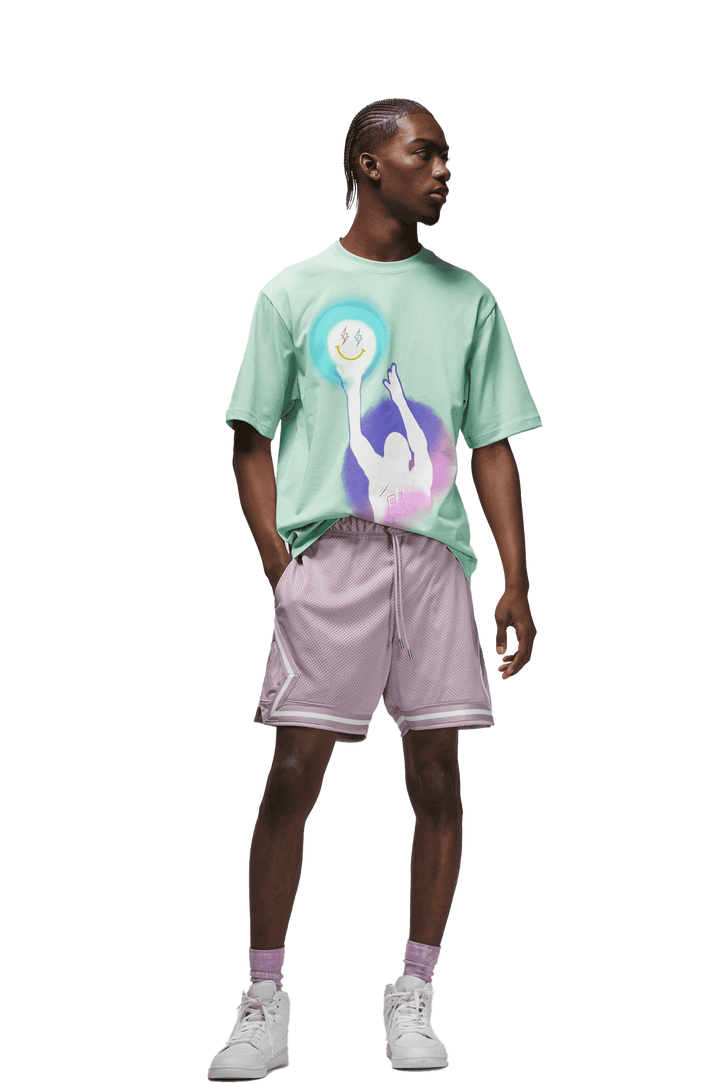 J Balvin X Jordan camiseta verde esmaltada