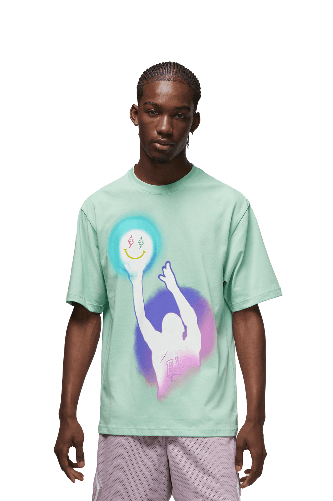 J Balvin Shop J BALVIN X JORDAN ENAMEL GREEN T-SHIRT