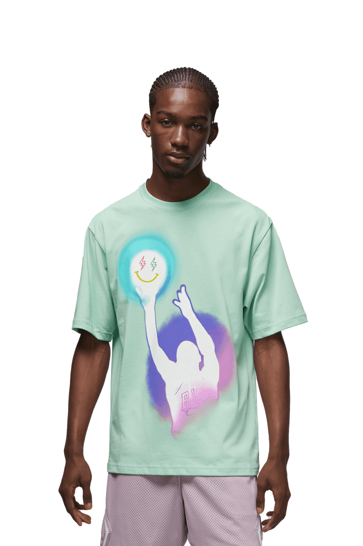J Balvin X Jordan camiseta verde esmaltada