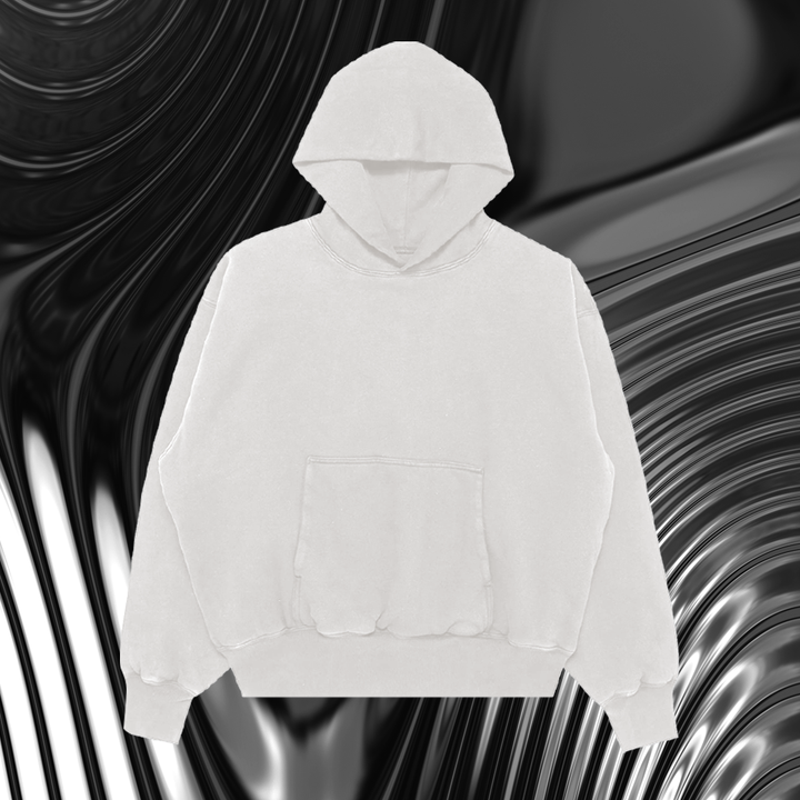 WHITE CAR HOODIE